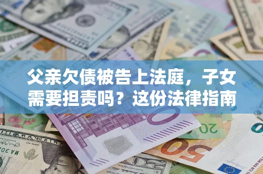 武汉父亲欠债被告上法庭，子女需要担责吗？这份法律指南必须看完