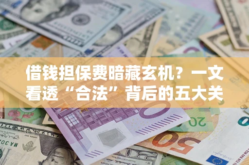 武汉借钱担保费暗藏玄机？一文看透“合法”背后的五大关键陷阱