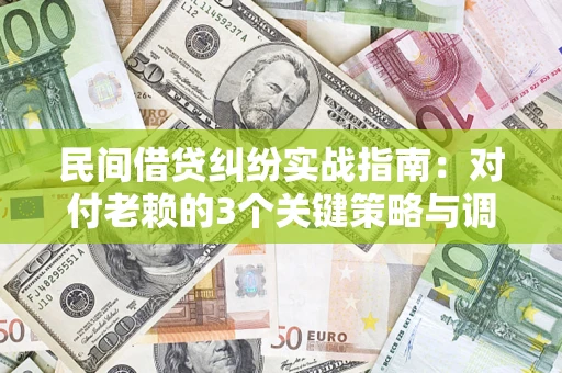 武汉民间借贷纠纷实战指南：对付老赖的3个关键策略与调解盲区解析