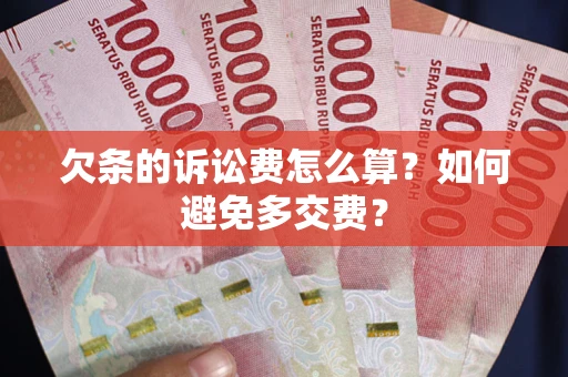 武汉欠条的诉讼费怎么算？如何避免多交费？
