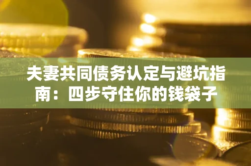 武汉夫妻共同债务认定与避坑指南：四步守住你的钱袋子