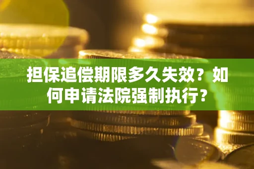 武汉担保追偿期限多久失效？如何申请法院强制执行？