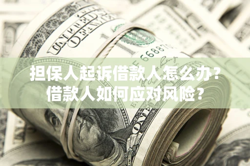武汉担保人起诉借款人怎么办？借款人如何应对风险？