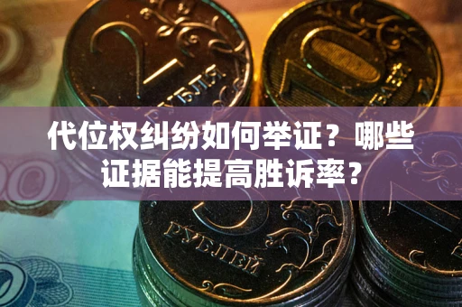 武汉代位权纠纷如何举证？哪些证据能提高胜诉率？